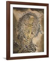 Exploding Raphaelesque Head-Salvador Dali-Framed Giclee Print