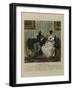 Exploiting Love-Honore Daumier-Framed Giclee Print