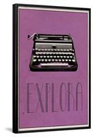 EXPLORA (Italian -  Explore)-null-Framed Poster