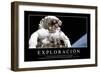 Exploración. Cita Inspiradora Y Póster Motivacional-null-Framed Premium Photographic Print