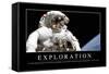 Exploration: Citation Et Affiche D'Inspiration Et Motivation-null-Framed Stretched Canvas