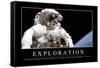 Exploration: Citation Et Affiche D'Inspiration Et Motivation-null-Framed Stretched Canvas