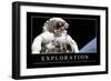 Exploration: Citation Et Affiche D'Inspiration Et Motivation-null-Framed Photographic Print