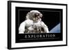 Exploration: Citation Et Affiche D'Inspiration Et Motivation-null-Framed Photographic Print