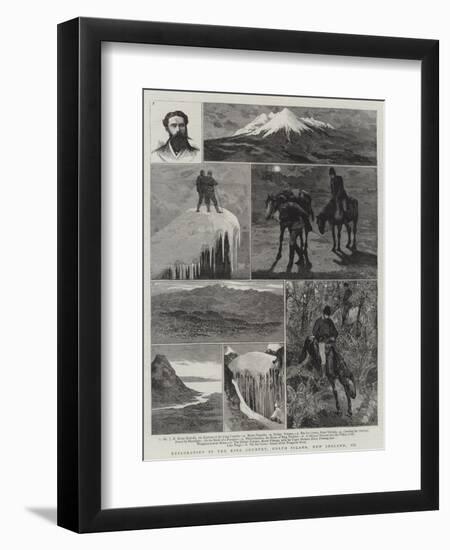 Exploration in the King Country, North Island, New Zealand, III-Joseph Nash-Framed Giclee Print