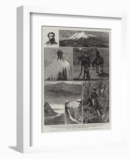 Exploration in the King Country, North Island, New Zealand, III-Joseph Nash-Framed Giclee Print