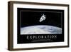 Exploration: Inspirational Quote and Motivational Poster-null-Framed Photographic Print