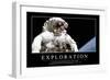 Exploration: Inspirational Quote and Motivational Poster-null-Framed Photographic Print