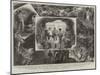 Exploration of St Michael's Cave, Gibraltar, by Naval Officers-null-Mounted Giclee Print