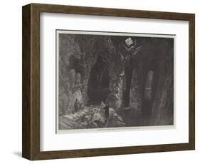 Explorations of Jerusalem, Rock-Cut Cistern under the Site of Solomon's Temple-null-Framed Giclee Print