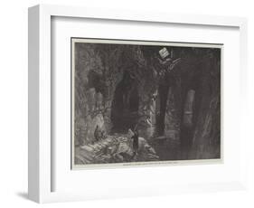 Explorations of Jerusalem, Rock-Cut Cistern under the Site of Solomon's Temple-null-Framed Giclee Print