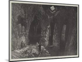 Explorations of Jerusalem, Rock-Cut Cistern under the Site of Solomon's Temple-null-Mounted Giclee Print