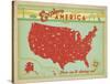 Explore America: From Sea To Shining Sea-Anderson Design Group-Stretched Canvas