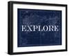 Explore Atlas-Lula Bijoux-Framed Art Print