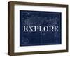 Explore Atlas-Lula Bijoux-Framed Art Print