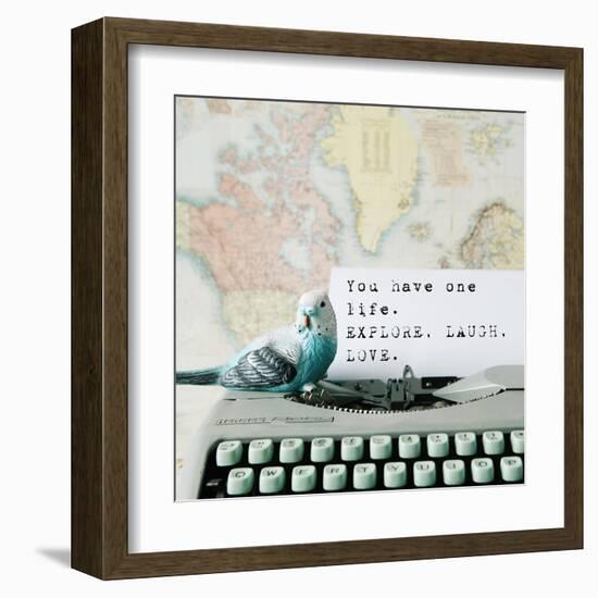 Explore, Laugh, Love-Susannah Tucker-Framed Art Print