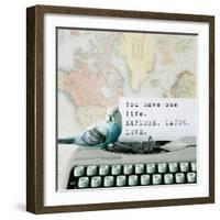 Explore, Laugh, Love-Susannah Tucker-Framed Art Print