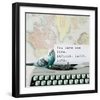 Explore, Laugh, Love-Susannah Tucker-Framed Art Print