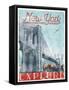 Explore New York-Jace Grey-Framed Stretched Canvas