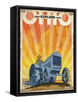 Explore Ohio-null-Framed Stretched Canvas