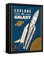 Explore the Galaxy-Kimberly Allen-Framed Stretched Canvas