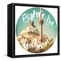 Explore The Unseen-Emily Navas-Framed Stretched Canvas