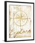 Explore Your Gold-Jace Grey-Framed Art Print