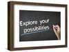 Explore Your Possibilities-kbuntu-Framed Photographic Print