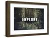 Explore-Leah Flores-Framed Art Print