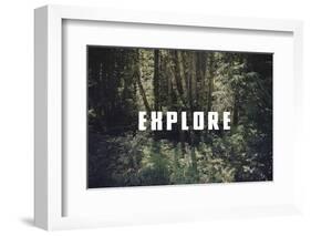 Explore-Leah Flores-Framed Art Print