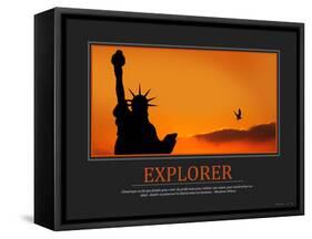 Explorer (French Translation)-null-Framed Stretched Canvas