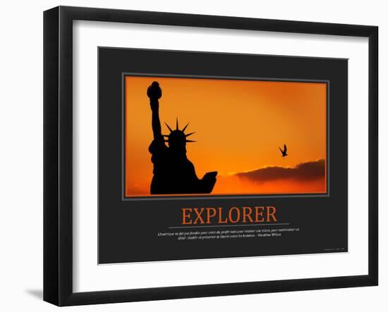 Explorer (French Translation)-null-Framed Photo