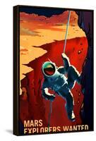 Explorers Wanted-NASA-Framed Stretched Canvas