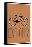 Explorez (French - Explore)-null-Framed Stretched Canvas