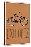 Explorez (French - Explore)-null-Stretched Canvas