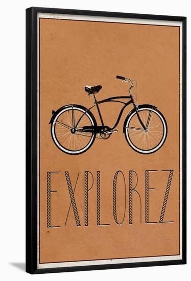 Explorez (French - Explore)-null-Framed Poster