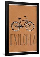 Explorez (French - Explore)-null-Framed Poster