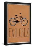 Explorez (French - Explore)-null-Framed Poster