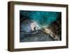 Exploring a Glacial Ice Cave, Svinafellsjokull, Iceland-null-Framed Photographic Print