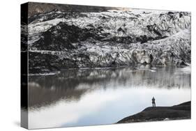 Exploring Solheimajokull Glacier, South Iceland (Sudurland), Iceland, Polar Regions-Matthew Williams-Ellis-Stretched Canvas