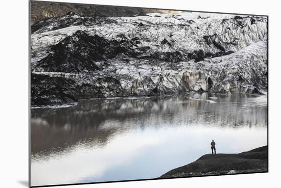 Exploring Solheimajokull Glacier, South Iceland (Sudurland), Iceland, Polar Regions-Matthew Williams-Ellis-Mounted Photographic Print