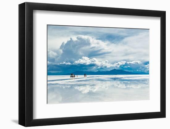 Exploring the Salar De Uyuni with Spectacular Reflections-Benedikt Juerges-Framed Photographic Print