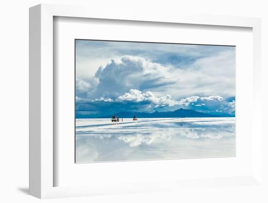 Exploring the Salar De Uyuni with Spectacular Reflections-Benedikt Juerges-Framed Photographic Print