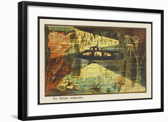 Exploring the Underwater World-Jean Marc Cote-Framed Art Print