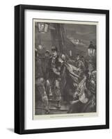 Explosion at Mossfield Colliery, North Staffordshire, Scene at the Pit Head-William Heysham Overend-Framed Giclee Print