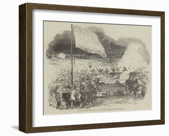 Explosion at the King's Bastion, Portsmouth, on Monday Last-null-Framed Giclee Print