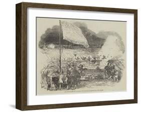 Explosion at the King's Bastion, Portsmouth, on Monday Last-null-Framed Giclee Print