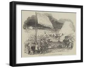 Explosion at the King's Bastion, Portsmouth, on Monday Last-null-Framed Giclee Print