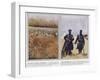 Explosion D'Un Depot De Munitions, Tirailleurs Senegalais-Jules Gervais-Courtellemont-Framed Photographic Print