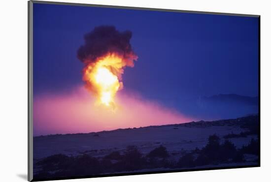 Explosion Lights the Sky-Paul Souders-Mounted Photographic Print